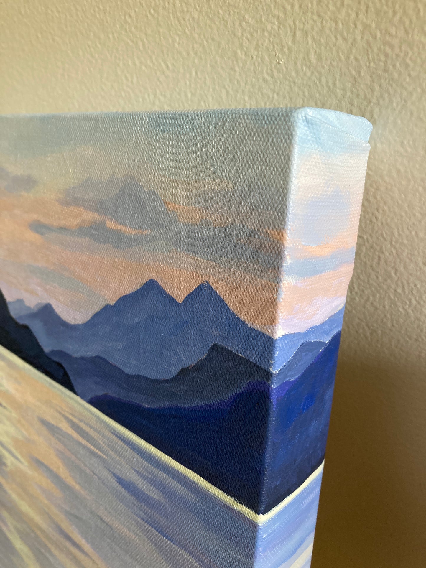 Heron & Moon - Original Painting