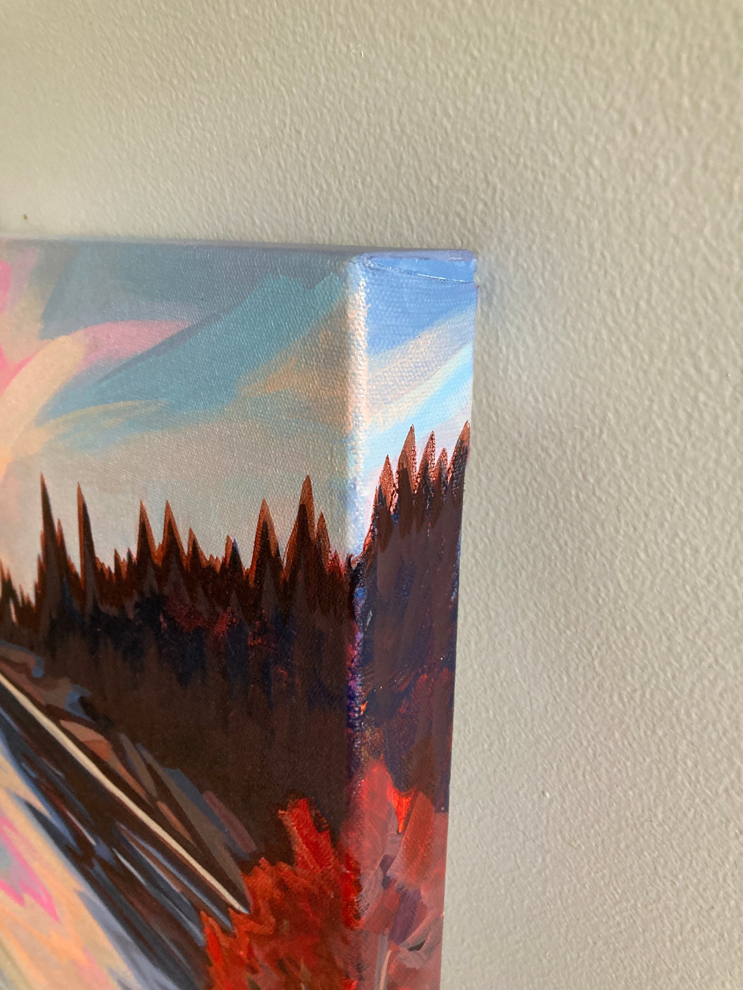 Taghum Canoe - Original Painting