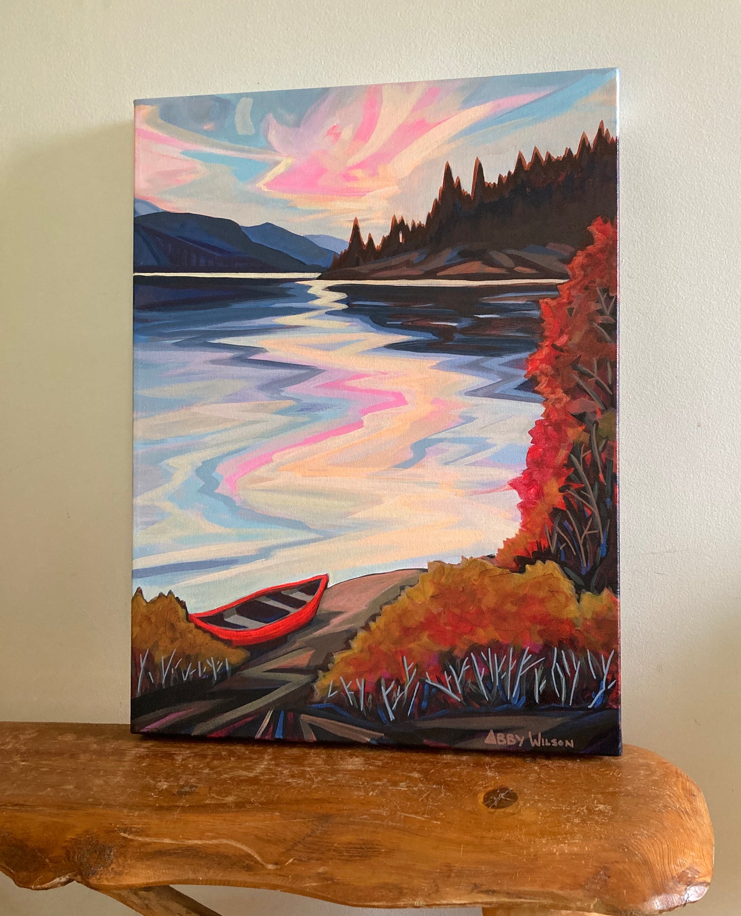 Taghum Canoe - Original Painting