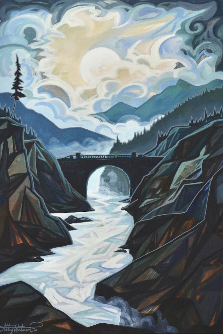 A Wandering Moon - Original Painting