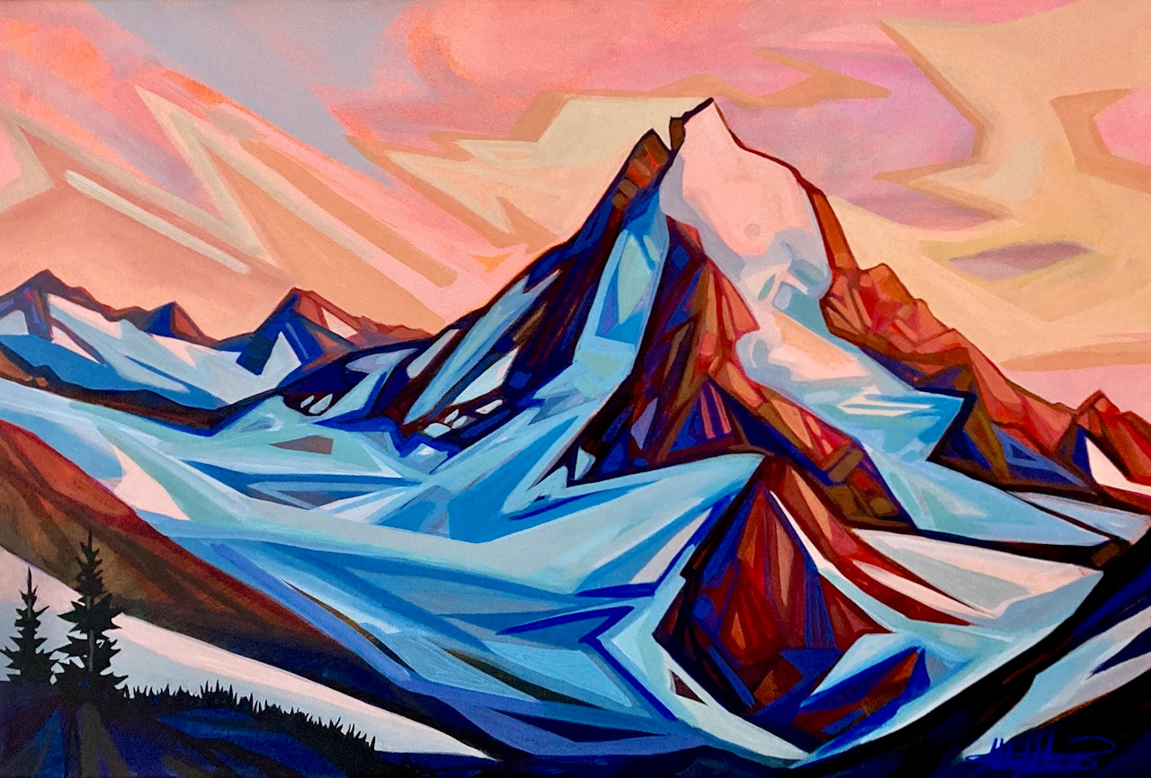 Alpenglow- Original Painting