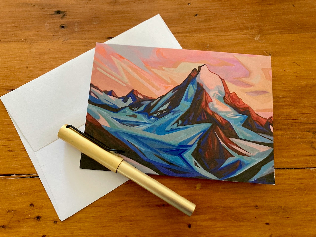 Alpenglow - Greeting Card (Single)