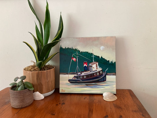 Ganges Tugboat - Original Painting
