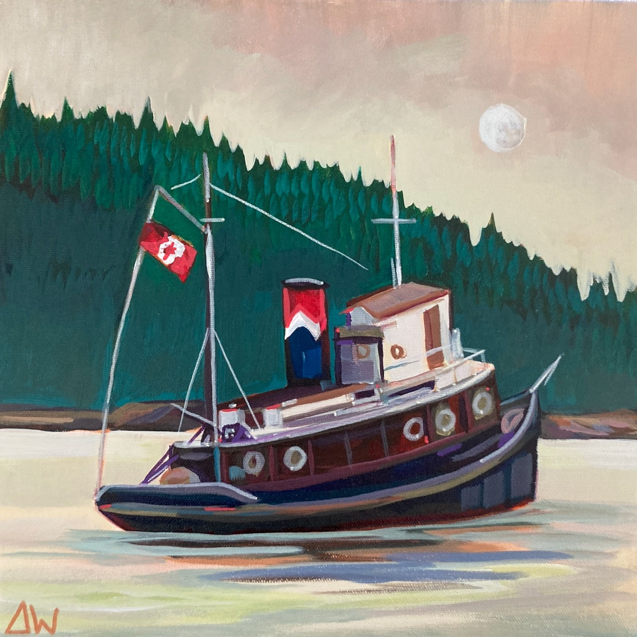 Ganges Tugboat - Original Painting