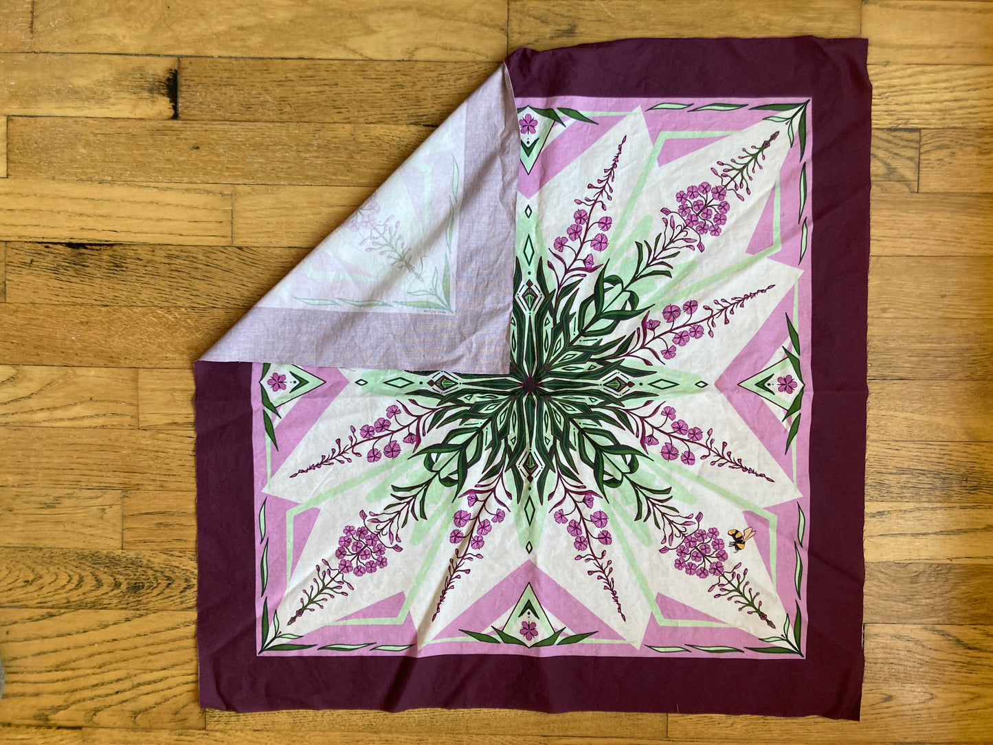 "Sew-Your-Own" Organic Cotton Bandana Square