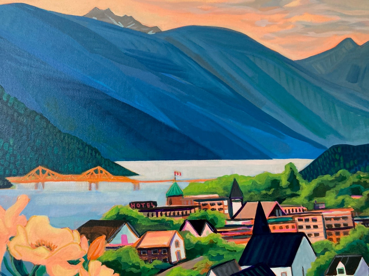 Nelson Land - Original Painting (Framed)