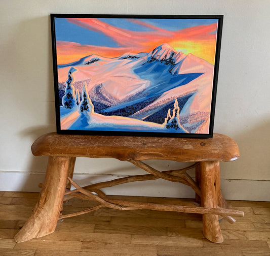 Midwinter Magic - Original Painting (Framed)