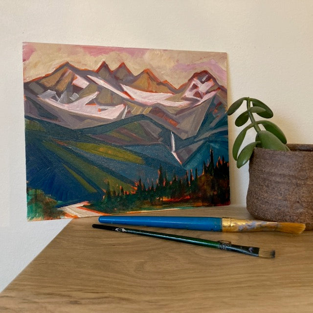 Study #14 - Glacier Park Dusk