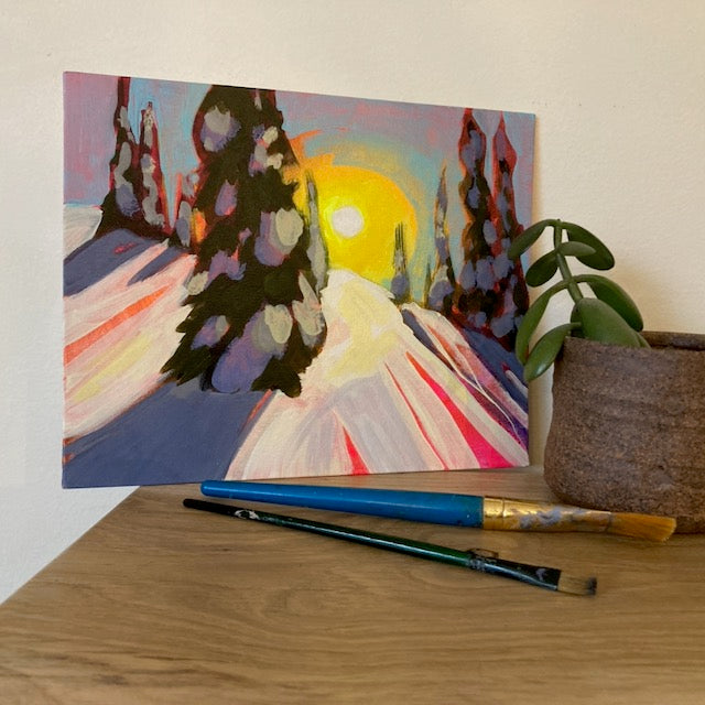 Study #18 - Winter Glow