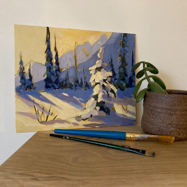 Study #24 - Winter Gold