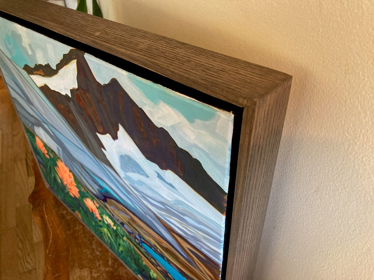 Glacier's Edge - Original Painting (Framed)