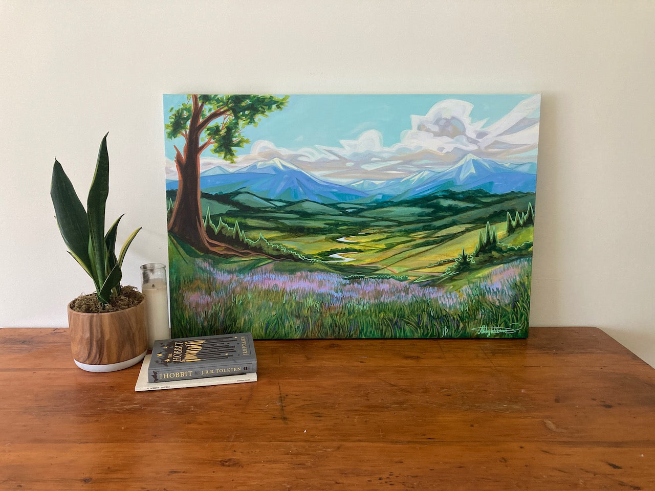 A Wide Respectable Country - Canvas Print