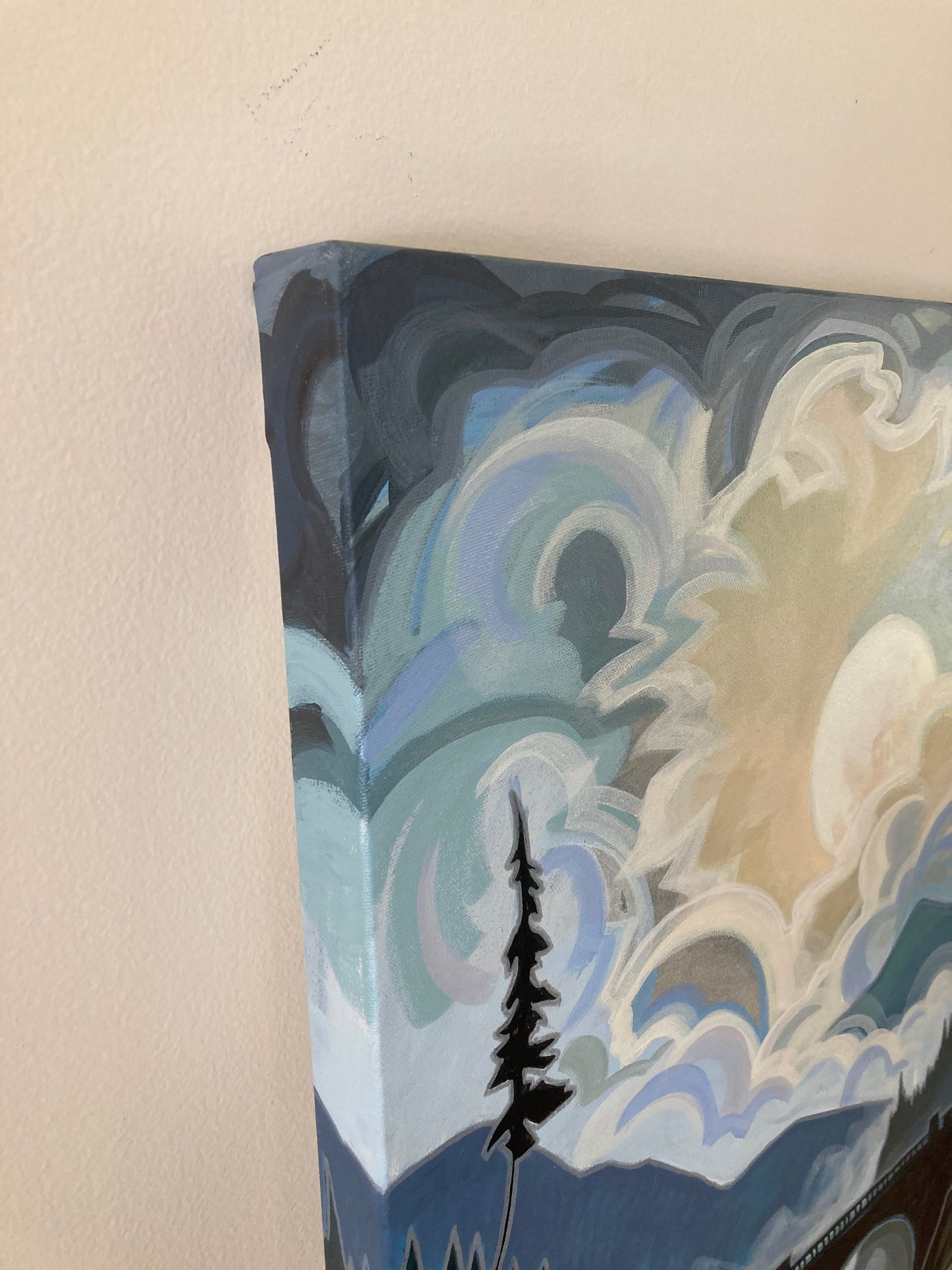 A Wandering Moon - Original Painting