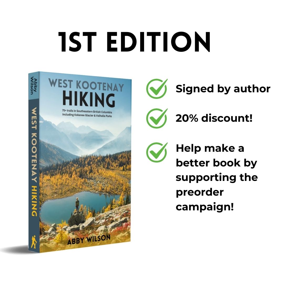 West Kootenay Hiking Guidebook PREORDER