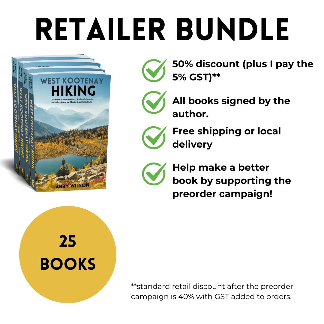 West Kootenay Hiking Guidebook PREORDER