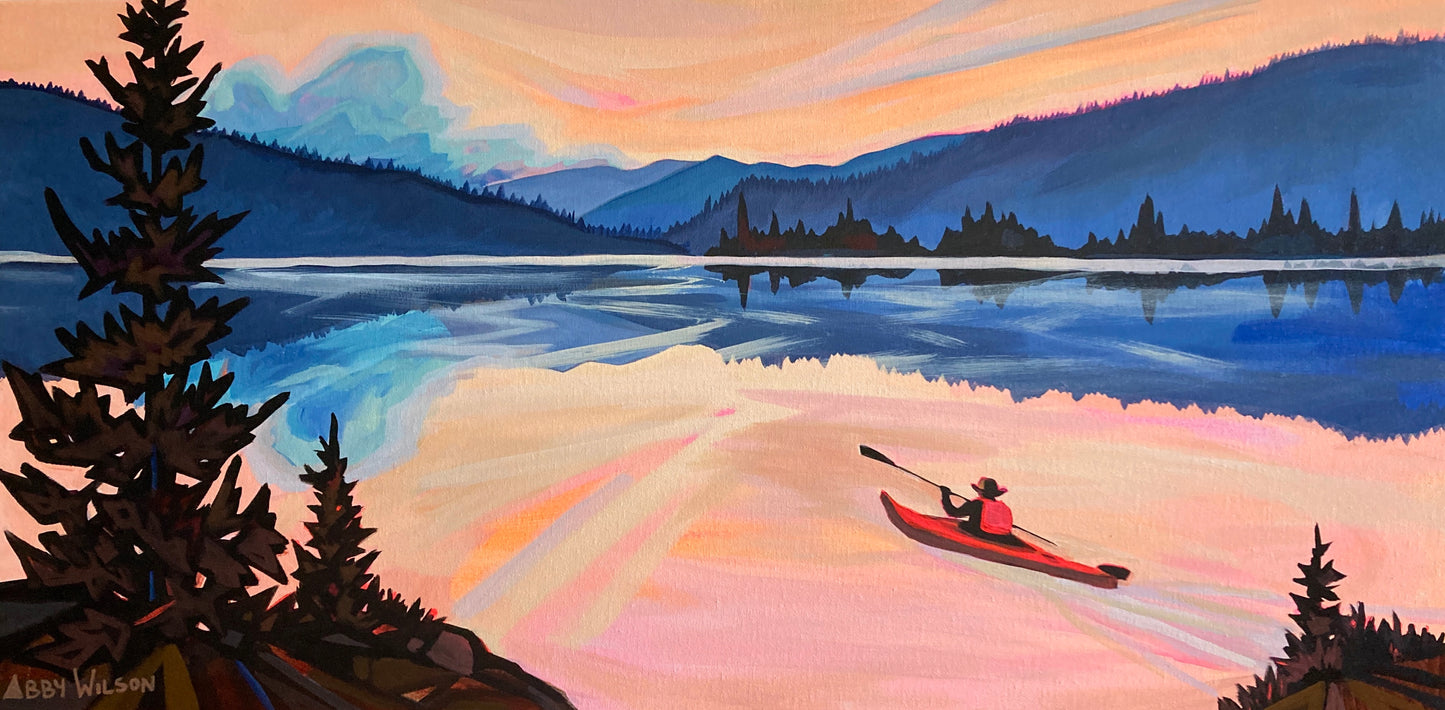 Taghum Kayak - Original Painting