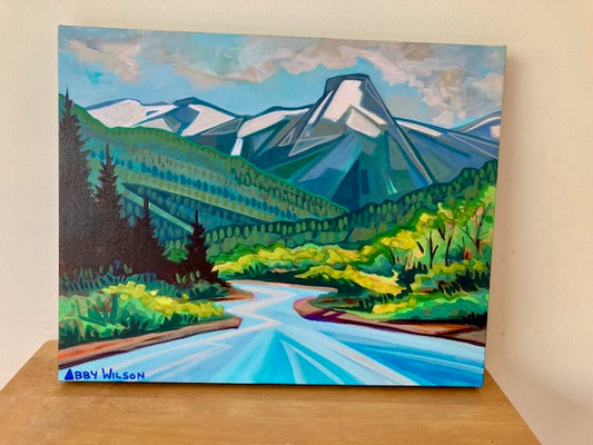 Frog Peak in May - Original Painting