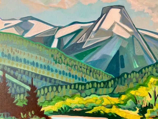 Frog Peak in May - Original Painting