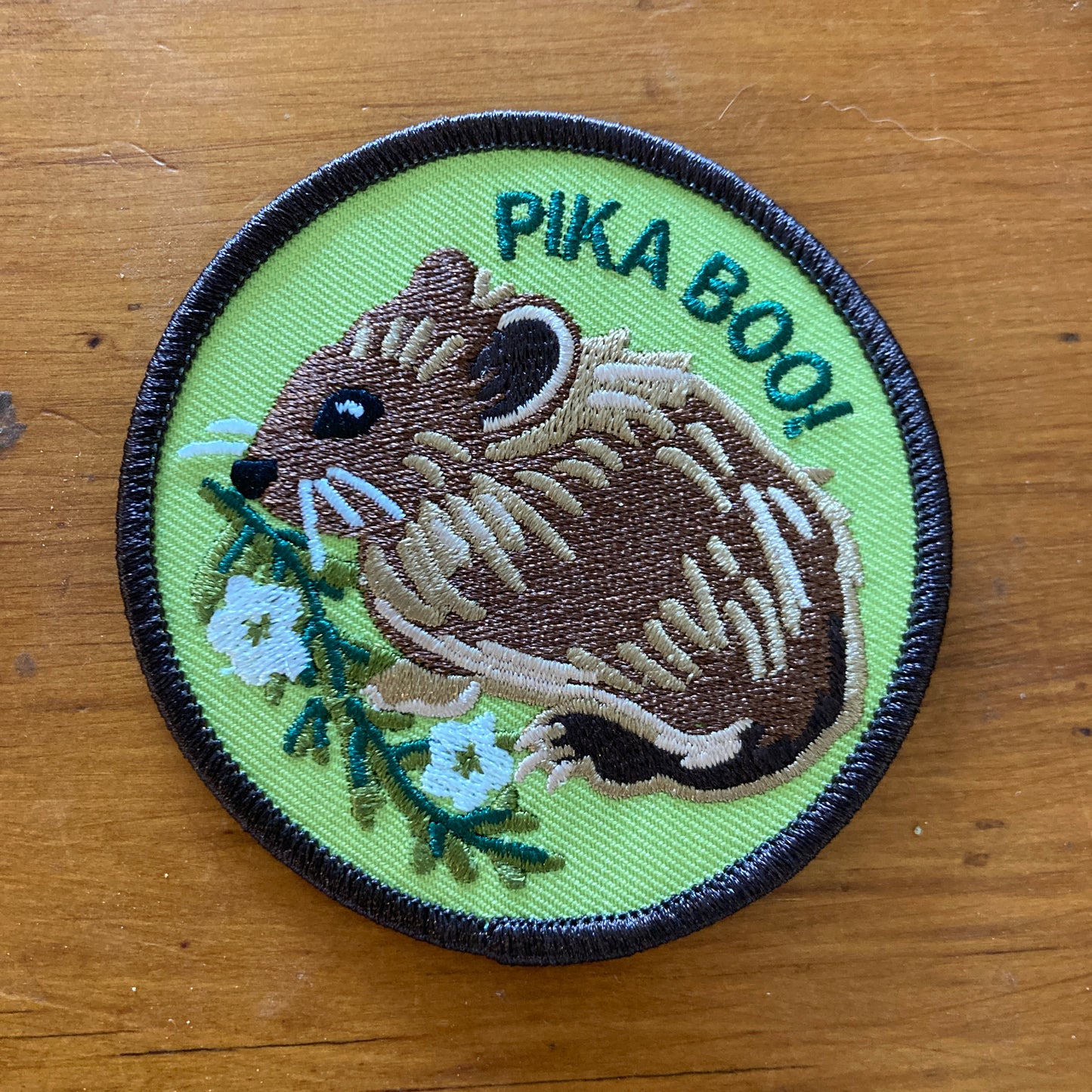 Pika Boo – Embroidered Patch