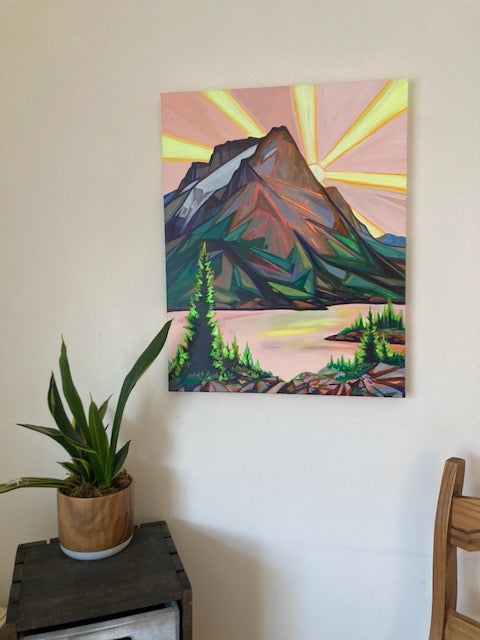 Kokanee Sunrise - Original Painting