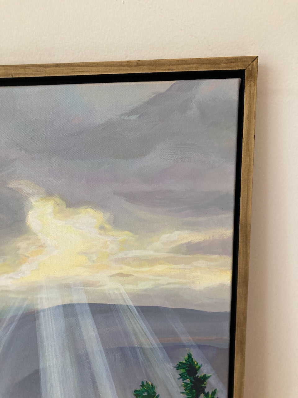 Kootenay Riverscape - Original Painting (Framed)