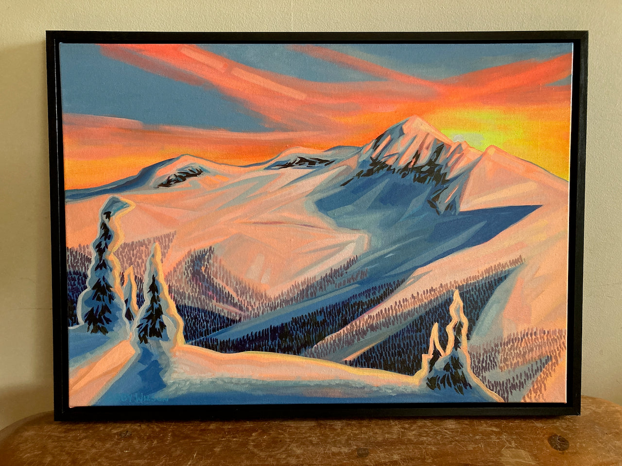 Midwinter Magic - Original Painting (Framed)