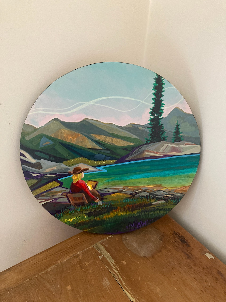 Taking a Sketch - Original Painting