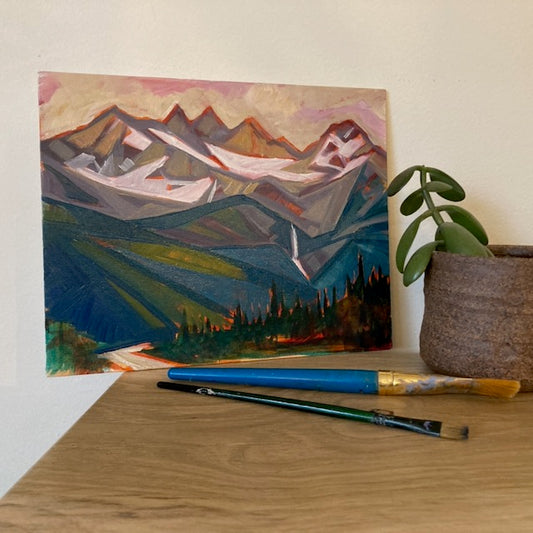 Study #14 - Glacier Park Dusk