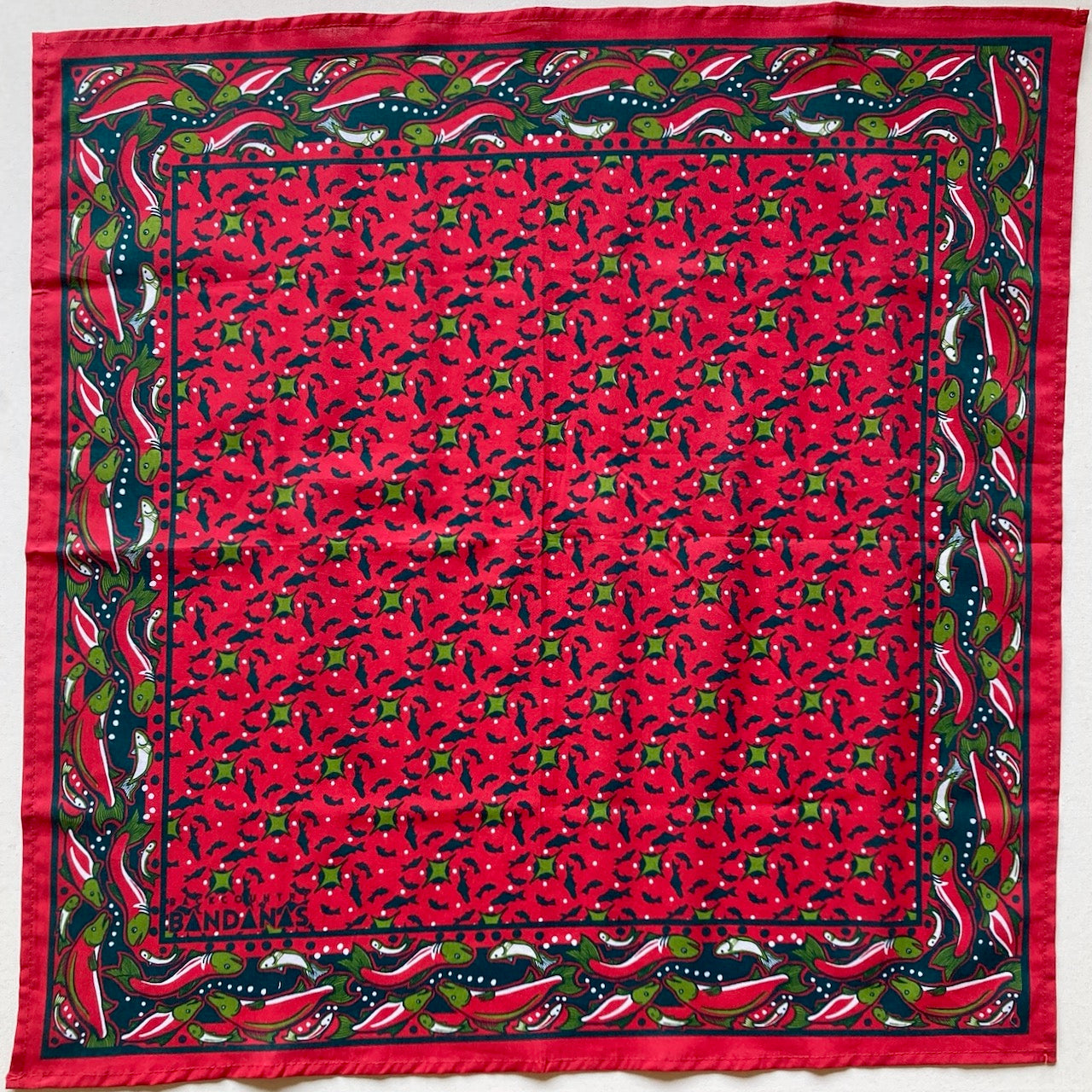 Swimming Salmon Bandana