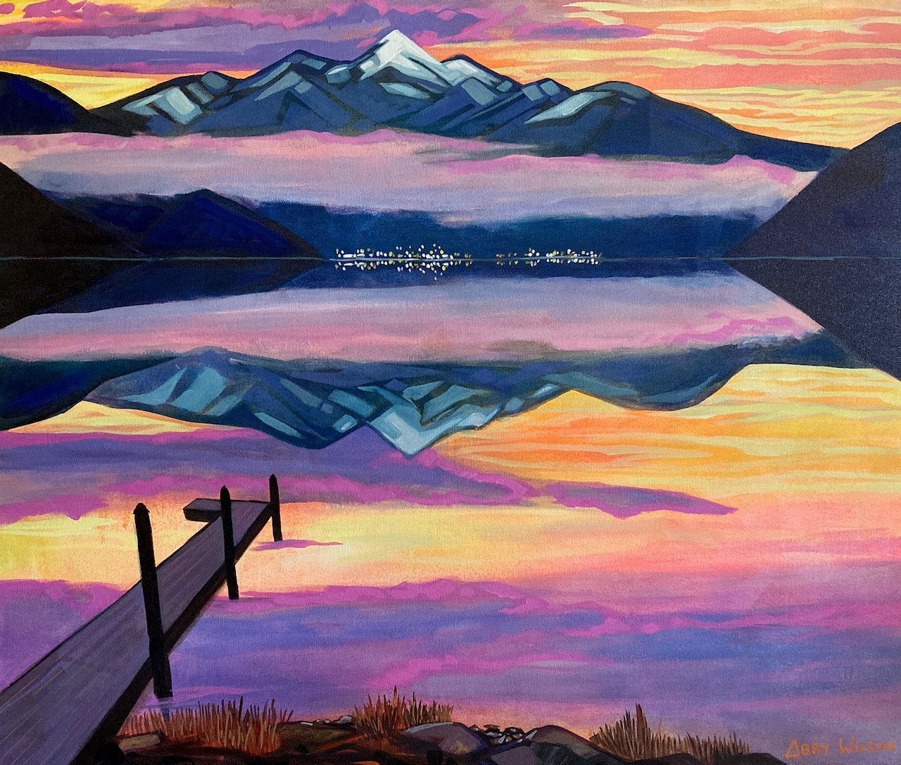 Dockside - Original Painting
