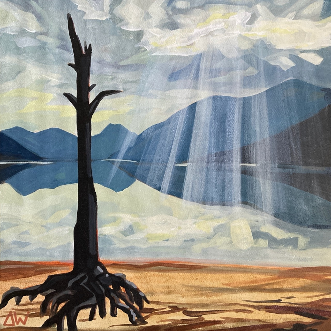 Catching Rays - Original Painting